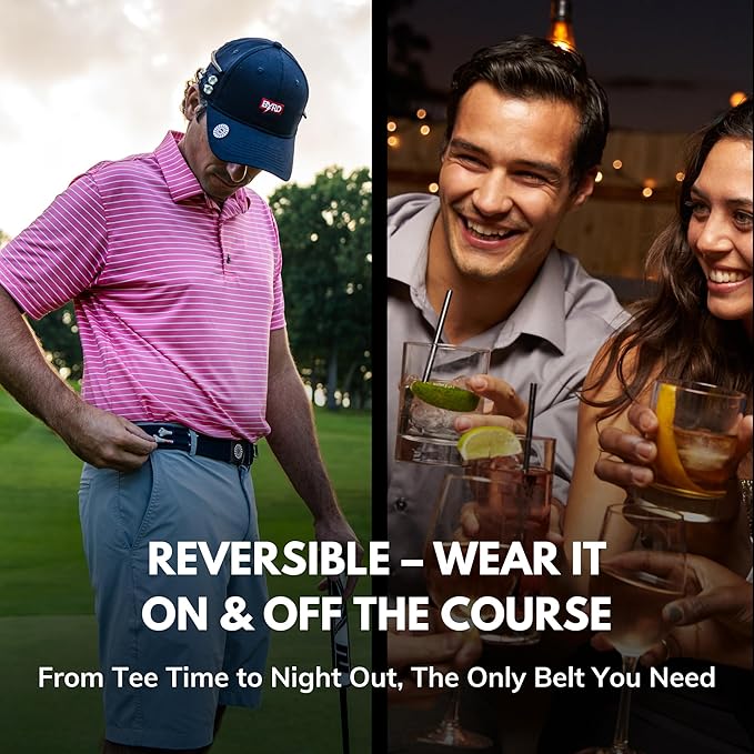 Adjustable Golf Belt - Grey