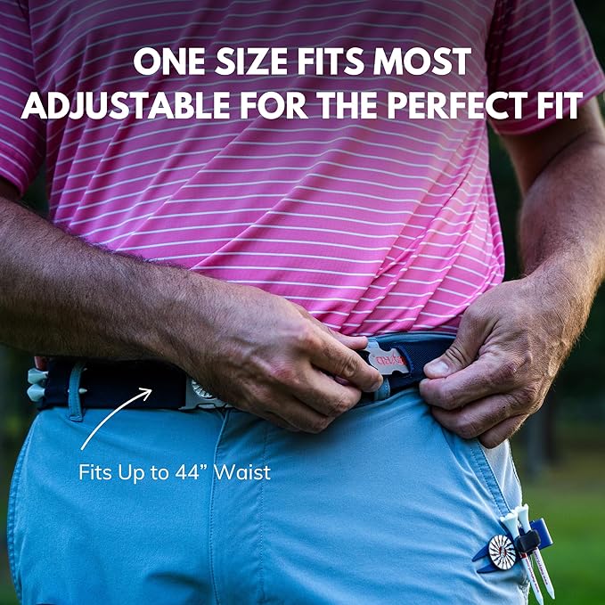 Adjustable Golf Belt - Grey