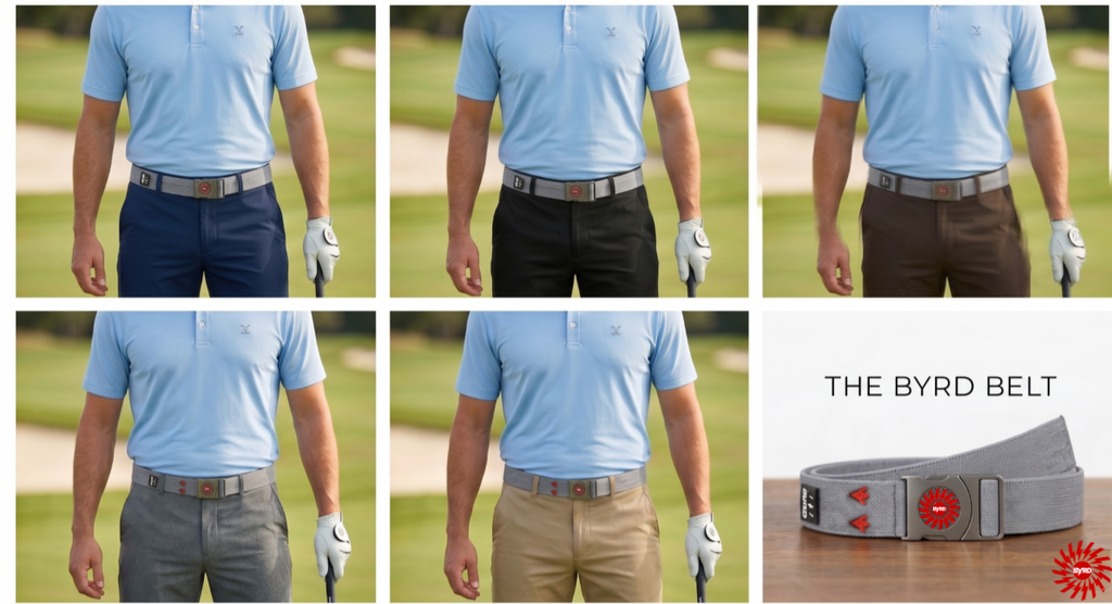 Adjustable Golf Belt - Grey