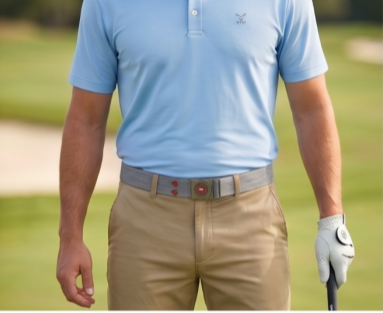 Adjustable Golf Belt - Grey